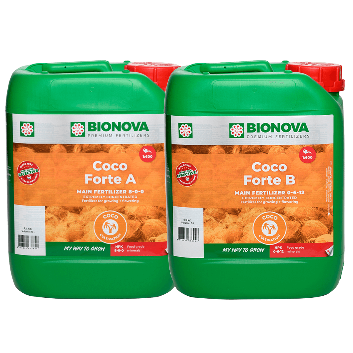 Bio Nova Coco-Forte A+B - 5 liter